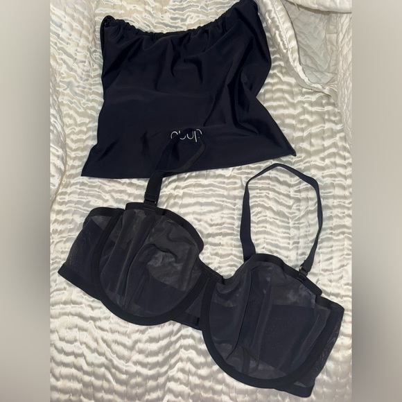 New Cuup The Balconette Bra in Black Size: 36E - Picture 6 of 13